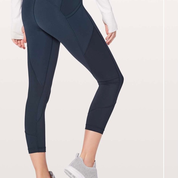 Lululemon All The Right Places Crop ll *23" True Navy - Picture 12 of 14